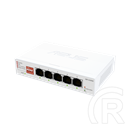 ASUS QG-U1050 5-port 2,5Gbps switch (5 x 2,5Gbps portok, fehér, külső tápegység, nem menedzselhető)