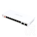 ASUS QG-U1080 switch (8 x 2,5 Gbps RJ45, 2 x 10G SFP+, nem menedzselhető, fehér)