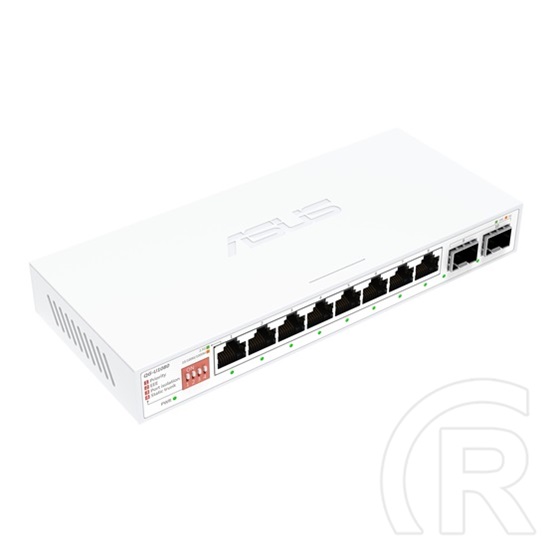 ASUS QG-U1080 switch (8 x 2,5 Gbps RJ45, 2 x 10G SFP+, nem menedzselhető, fehér)