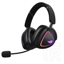 ASUS ROG Delta II vezeték nélküli fejhallgató (2.4GHz, USB-C, mikrofon, 50 mm, RGB, fekete)