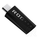 ASUS ROG Delta II vezeték nélküli fejhallgató (2.4GHz, USB-C, mikrofon, 50 mm, RGB, fekete)