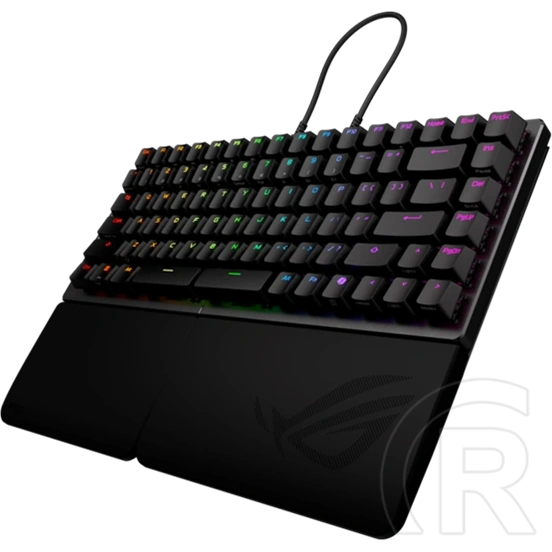 ASUS ROG Falcata Ace vezetékes és vezeték nélküli 75%-os mechanikus gamer billentyűzet (ROG HFX V2, USB, RF 2.4GHz, Blue