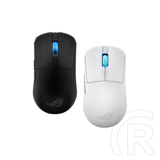 ASUS ROG Harpe Ace Mini gamer vezetékes/vezeték nélküli egér (fehér, optikai, 42000 DPI, 5 gomb, USB-A, Bluetooth 5.1, R