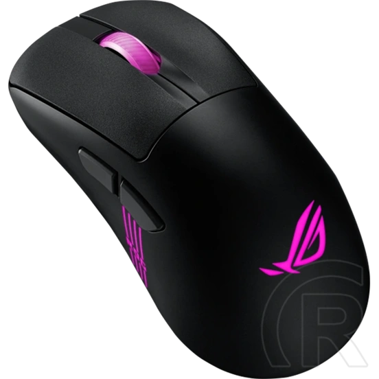 ASUS ROG Keris II Origin vezeték nélküli optikai egér (Bluetooth 5.1, RF 2,4 GHz, USB Type-C, fekete)