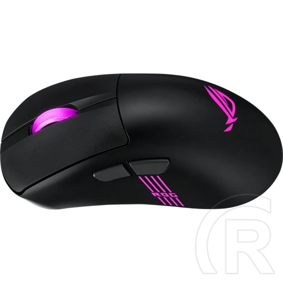ASUS ROG Keris II Origin vezeték nélküli optikai egér (Bluetooth 5.1, RF 2,4 GHz, USB Type-C, fekete)