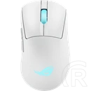 ASUS ROG Keris II Origin vezeték nélküli optikai egér (Bluetooth, RF 2,4 GHz, USB, fehér)
