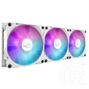 ASUS ROG RYUO III 360 vízhűtés (3x120 mm, ARGB, fehér, PWM, 2200 RPM, szivattyú max 2600 RPM)