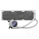 ASUS ROG RYUO III 360 vízhűtés (3x120 mm, ARGB, fehér, PWM, 2200 RPM, szivattyú max 2600 RPM)
