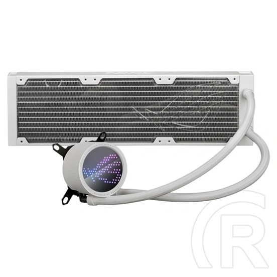 ASUS ROG RYUO III 360 vízhűtés (3x120 mm, ARGB, fehér, PWM, 2200 RPM, szivattyú max 2600 RPM)