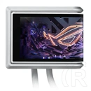 ASUS ROG RYUO IV 360 vízhűtés (ARGB, 3x 120 mm, PWM, max 2000 rpm, 30,7 dBA, fehér)