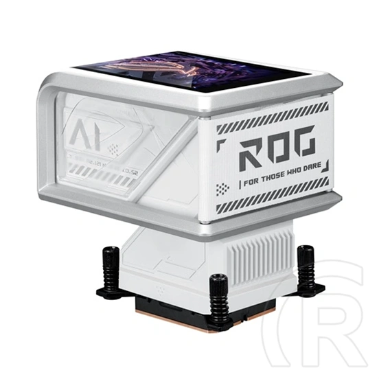 ASUS ROG RYUO IV 360 vízhűtés (ARGB, 3x 120 mm, PWM, max 2000 rpm, 30,7 dBA, fehér)
