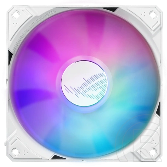 ASUS ROG Ryujin III 240 vízhűtés (240 mm, 2x120 mm ARGB ventilátor, PWM, 600-2200 RPM, 3,5" LCD, fehér)