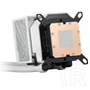 ASUS ROG Ryujin III 240 vízhűtés (240 mm, 2x120 mm ARGB ventilátor, PWM, 600-2200 RPM, 3,5" LCD, fehér)