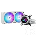 ASUS ROG Strix LC III 240 vízhűtés (2x120 mm, PWM, 800-2200 RPM, 36 dBA, ARGB, fehér)