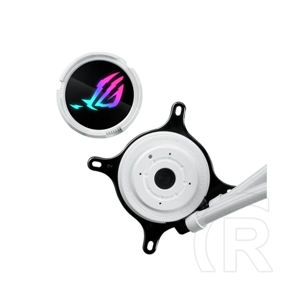 ASUS ROG Strix LC III 360 vízhűtés (3x120 mm, PWM, 800-2200 RPM, ARGB, fehér)