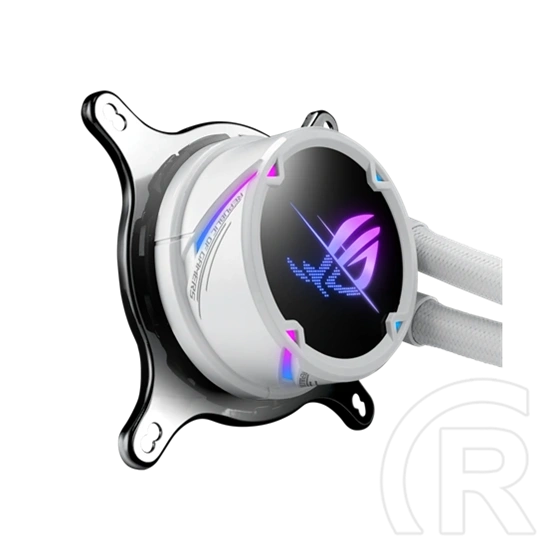 ASUS ROG Strix LC II 240 ARGB vízhűtés (240 mm radiátor, 2 x 120 mm ventilátor, 800-2500 RPM, PWM, Aura Sync, fehér)