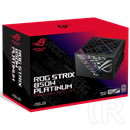ASUS ROG Strix tápegység (850 W, 80+ Platinum, moduláris, ATX 3.1, PCIe 16-pin Gen5.1)