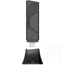 ASUS ROG USB-BE92 (WiFi 7 802.11be, tri-band, 6500 Mbps, 2,4/5/6 GHz, USB 3.0, Type-A/Type-C, fekete)