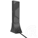 ASUS ROG USB-BE92 (WiFi 7 802.11be, tri-band, 6500 Mbps, 2,4/5/6 GHz, USB 3.0, Type-A/Type-C, fekete)
