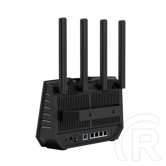 ASUS RT-BE92U router (wi-fi 7, 9700 mbps, tri-band, 4 külső antenna, 1x10Gbps WAN/LAN, 3x2.5Gbps LAN, mesh)