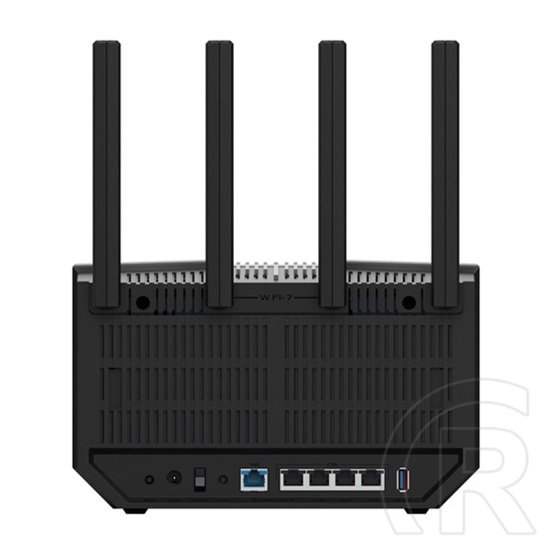 ASUS RT-BE92U router (wi-fi 7, 9700 mbps, tri-band, 4 külső antenna, 1x10Gbps WAN/LAN, 3x2.5Gbps LAN, mesh)
