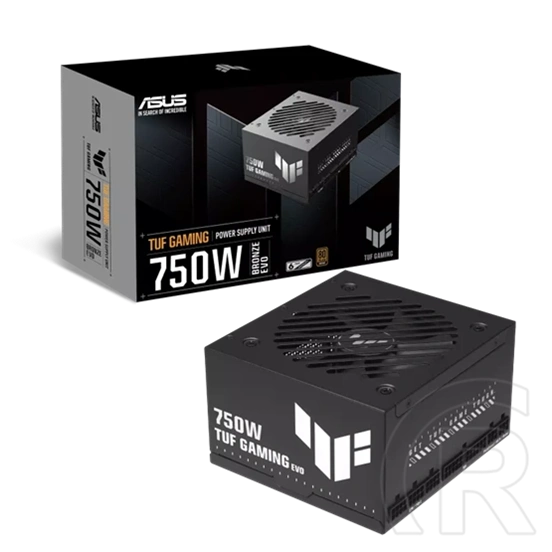 ASUS TUF Gaming 750B-EVO tápegység (750W, 80+ Bronze, ATX, moduláris, fekete)