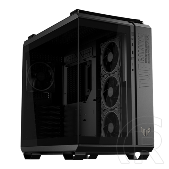 ASUS TUF Gaming GT502 ház (ATX, ARGB, üvegfalú, tápegység nélkül, fekete)