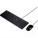 ASUS U2000 vezetékes billentyűzet + egér (fekete, USB, magyar kiosztás, 150 cm kábel, 1000 DPI)
