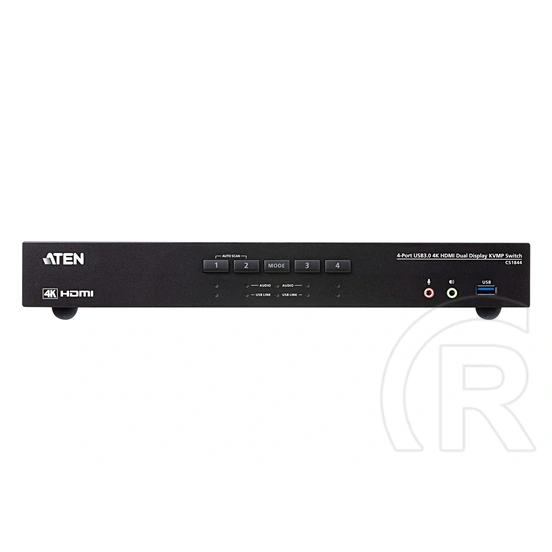 ATEN CS1844 KVMP switch (4 port, Dual Display, 4K@60Hz, USB 3.2 Gen1)