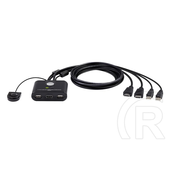 ATEN CS22HF Cable KVM Switch (2 PC, HDMI, USB)