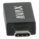 AVAX AD602 CONNECT+ OTG adapter (Type-C - USB-A, fekete)