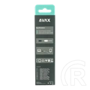 AVAX AD602 CONNECT+ OTG adapter (Type-C - USB-A, fekete)