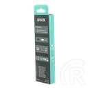 AVAX AD602 CONNECT+ OTG adapter (Type-C - USB-A, fekete)
