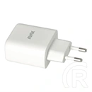 AVAX CH360 Speedy fali töltő (65W USB-C PD, 18W USB-A QC, GaN, USB-C+USB-A csatlakozó, fehér)