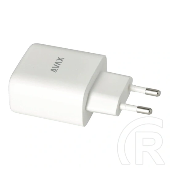 AVAX CH360 Speedy fali töltő (65W USB-C PD, 18W USB-A QC, GaN, USB-C+USB-A csatlakozó, fehér)
