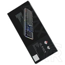 AVAX FS01 Full size vezetékes mechanikus gamer billentyűzet (magyar kiosztás, Outemu piros, RGB, USB Type-C, 1,8 m, feke