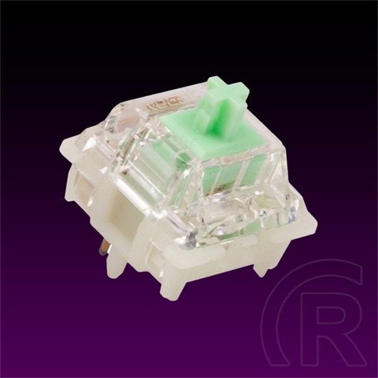 AVAX Gateron Baby Kangaroo V2.0 taktilis kapcsoló (10 db, 59±8 gf, 2,0 mm előút, POM szár, átlátszó felső ház)