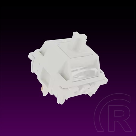 AVAX Gateron Smoothie mechanikus kapcsoló (lineáris, Full POM ház, POM szár, előolajozott, 40±10 gf, 2,0±0,6 mm előút, 3