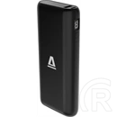 AVAX PB203 Vitality+ vésztöltő 2 USB-C + USB-A aljzat (20 000 mAh, 70W PD, QC 18W, fekete)