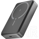 AVAX PB300 Freely vésztöltő (10 000 mAh, 15W mágneses vezeték nélküli, 20W USB-C PD, mellékelt USB-C kábel, fekete)