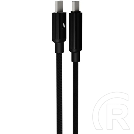 AVAX Pulsey gyorstöltő- és adatkábel 0,5 m (USB-C - USB-C, 60W, fonott, Battery Protection, gyors adatátvitel, szürke)