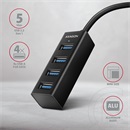 AXAGON HUE-M1AL SuperSpeed USB-A Mini Hub Black