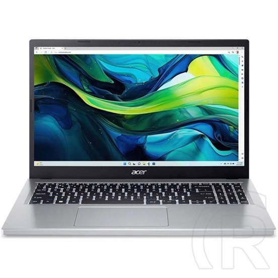 Acer Aspire 15-32P-3177 (15,6", Core 3 N355, 8GB RAM, 128GB SSD, Win11 Home S mod, ezüst)