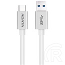 Adata USB 3.2 kábel (A dugó / C dugó, 1 m, ezüst)