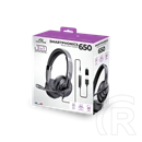 Advance Smartphonics 650 mikrofonos fejhallgató (USB/3,5 mm jack, vezetékes, 1,2 m kábel, sztereó, fekete)