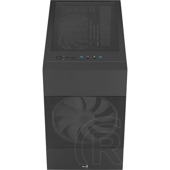 Aerocool Atomic V1 (mATX, ablakos, fekete)
