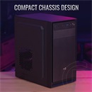 Aerocool CS-104 (mATX, fekete)