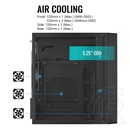 Aerocool CS-104 (mATX, fekete)