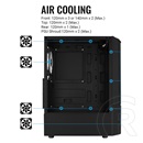 Aerocool Quantum Mesh (ATX, ablakos, fekete)