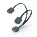 Akasa ARGB 3-Pin LED elosztó 2-es (12cm)